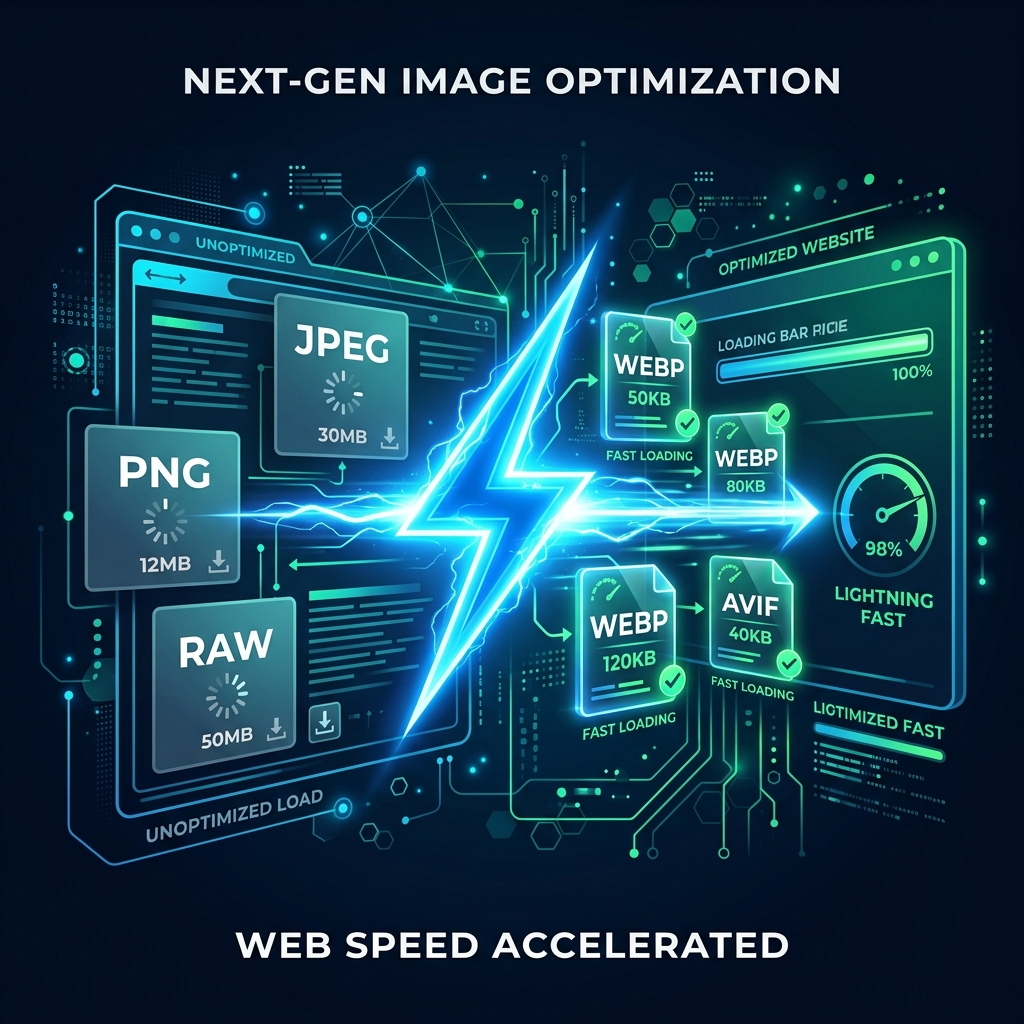 Web Speed Optimization Graphic
